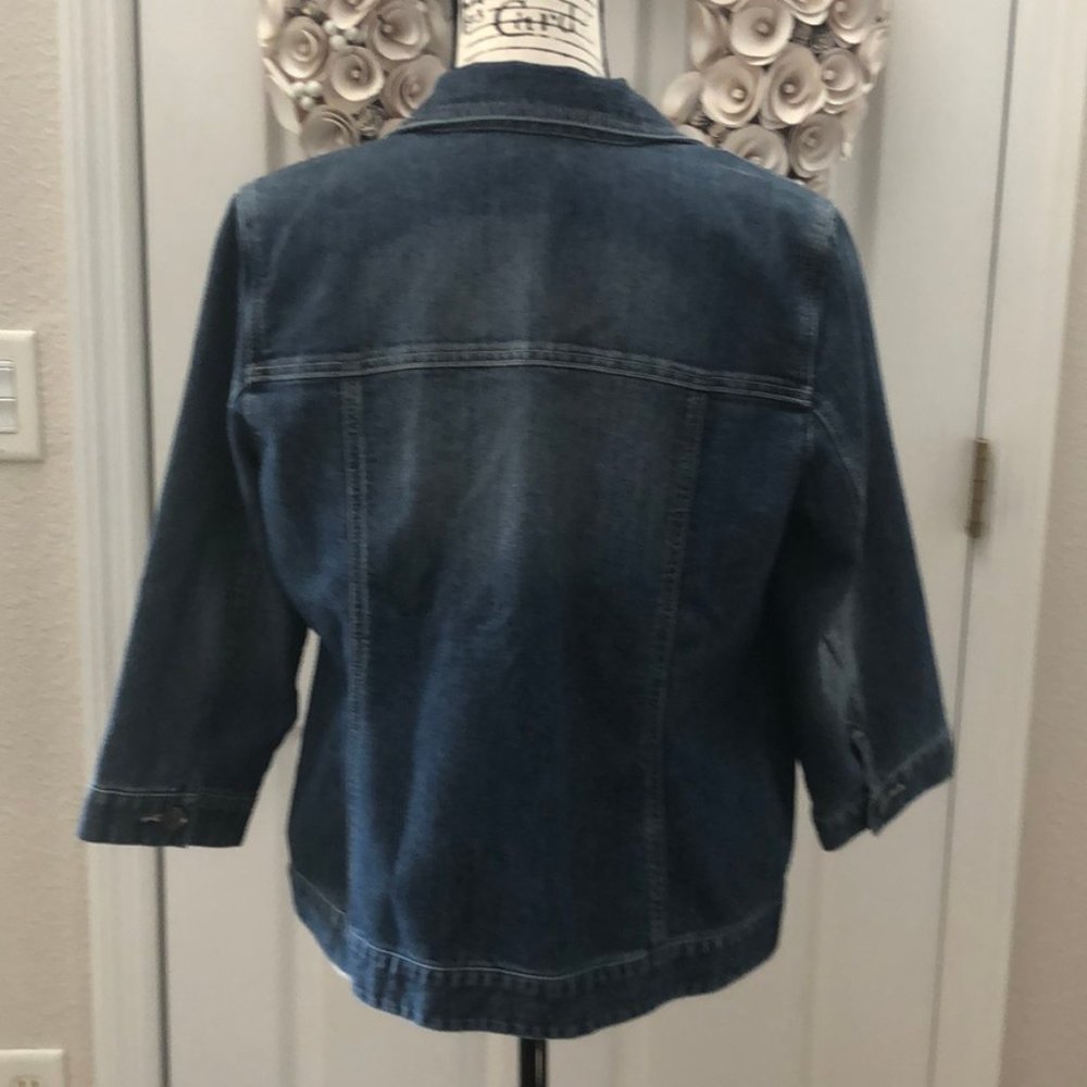 DONATED!!!Additions by Chico's denim casual jacket - Picture 4 of 6